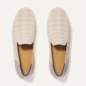 Rothy’s The Original Slip On Sneaker in Ivory Houndstooth